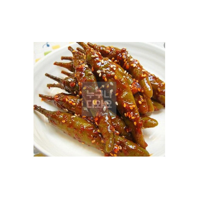 #45 Dawao Gewürzte grüne Chilischoten 200g