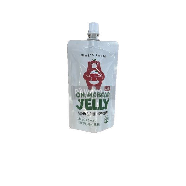 Dalsfarm Omi Bear Konjac Jelly Apple Flavor 130g