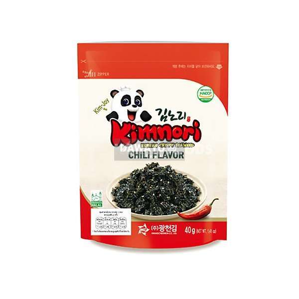 Kwangchun Kim Nori geröstete Algenstreifen, scharf, 40 g