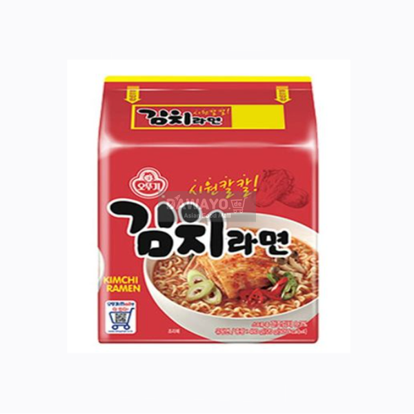 오뚜기 김치라면 멀티 600g(120g*5)