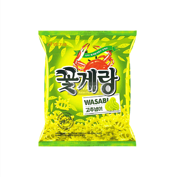[Inländisch] Binggrae Knusprige Krabbenchips Wasabi 70g