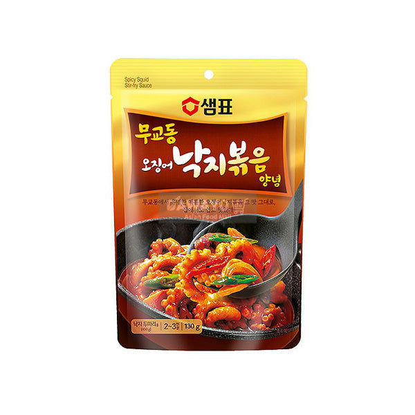 !Sale! 샘표 무교동 오징어 낙지볶음 양념 130g