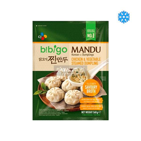 비비고 닭고기 찐만두 560g