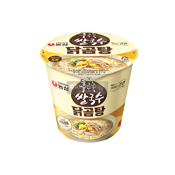 [내수용] 농심 후루룩쌀국수 닭곰탕 컵 73g