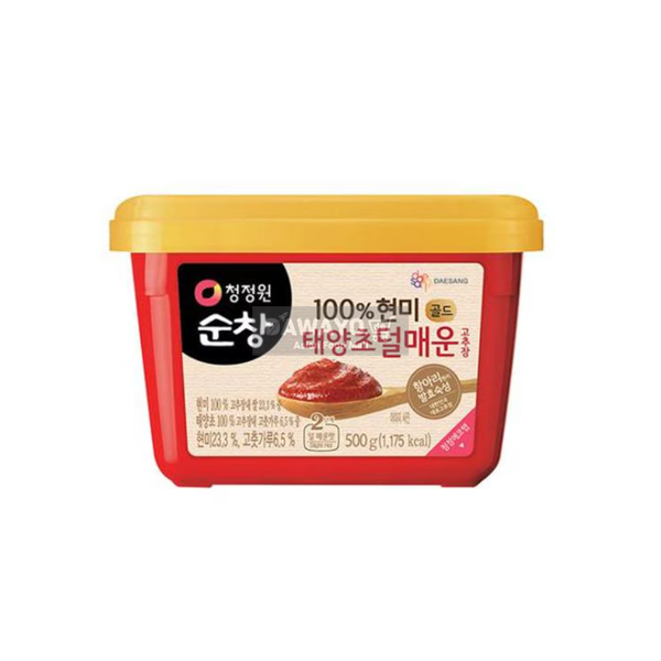 [내수용] 순창 태양초 덜 매운 고추장 500g