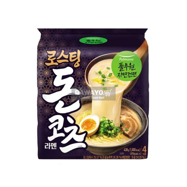 [Nur für den Binnenmarkt] Pulmuone Saengmyeon Sikgam Tonkotsu Ramen 438g (109.5g*4)