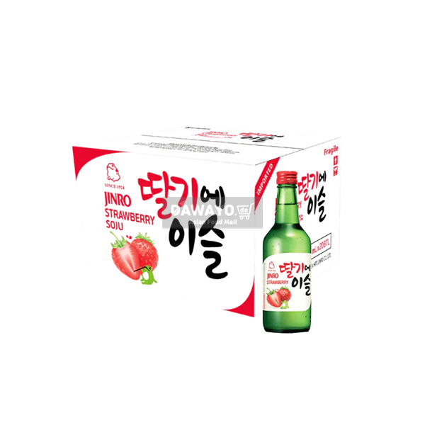 진로 딸기에 이슬 소주 360ml*20 1 박스