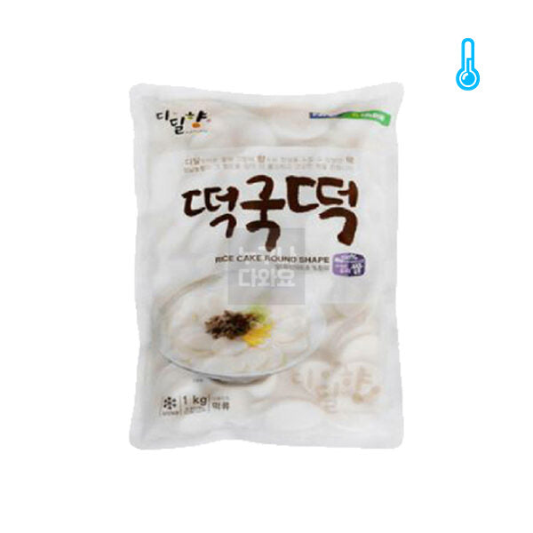 Nonghyup Didilhyang Korean Sliced Rice Cakes for Tteokguk, 1kg