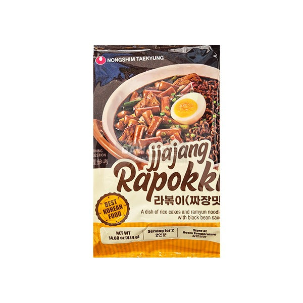 Nongshim Rabokki Jjajang-Geschmack 414g (2 Portionen)