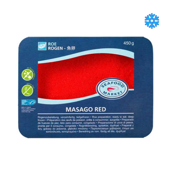 Seafood Markt Masago Rot 450g (MSC-zertifiziert, glutenfrei)