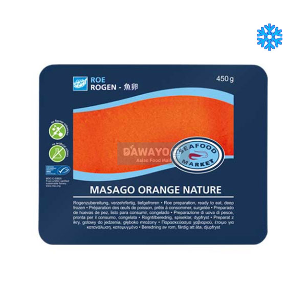Seafood Market Masago Orange 450g (MSC-zertifiziert, glutenfrei)