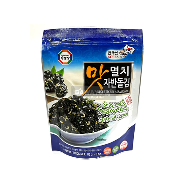 Surasang Anchovy Flavored Seasoned Laver 85g