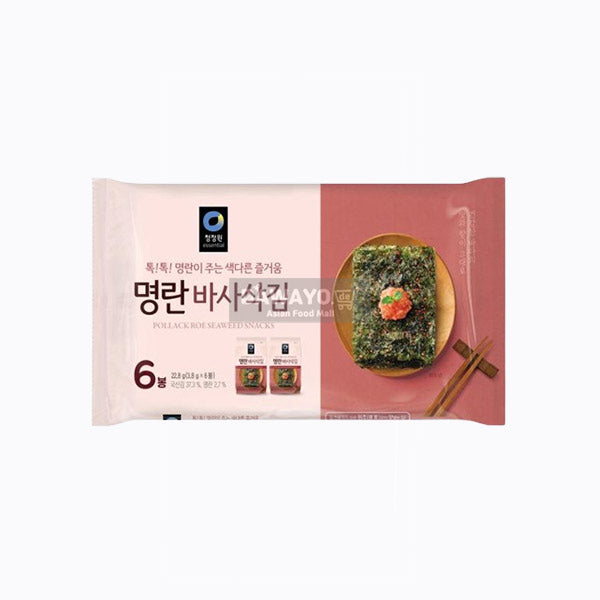 청정원 명란맛 바사삭김 6개입 22.8g(3.8g*6)