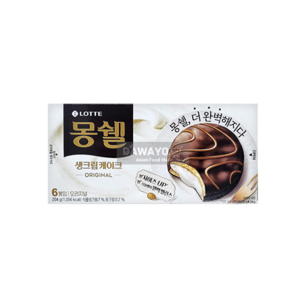 롯데 몽쉘 생크림 케이크 6개입 204g