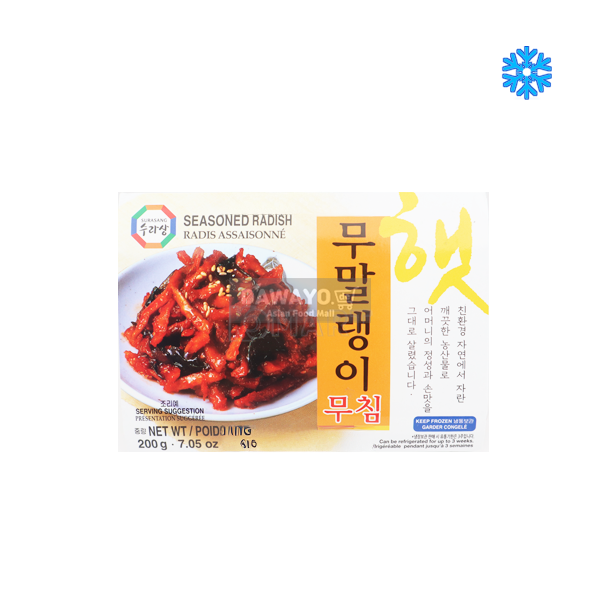 Surasang Gewürzte getrocknete Rettichstreifen 200g