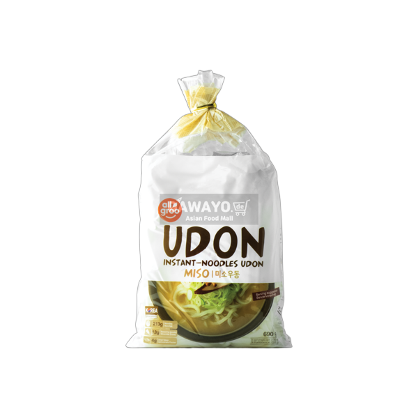 Allguru Miso Udon 690g (230g*3)