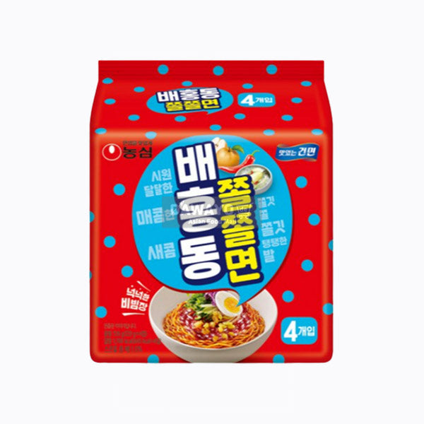 [내수용] 농심 배홍동 쫄쫄면 516g(129*4)