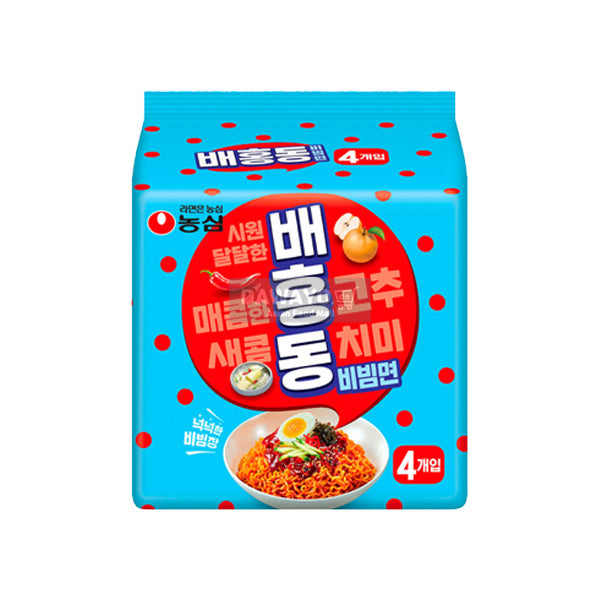 !Sale [내수용] 농심 배홍동 비빔면 548g(137g*4)