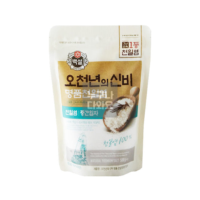 Baeksul Fünftausend Jahre Geheimnis Premium Meersalz, mittelkörnig, 500g