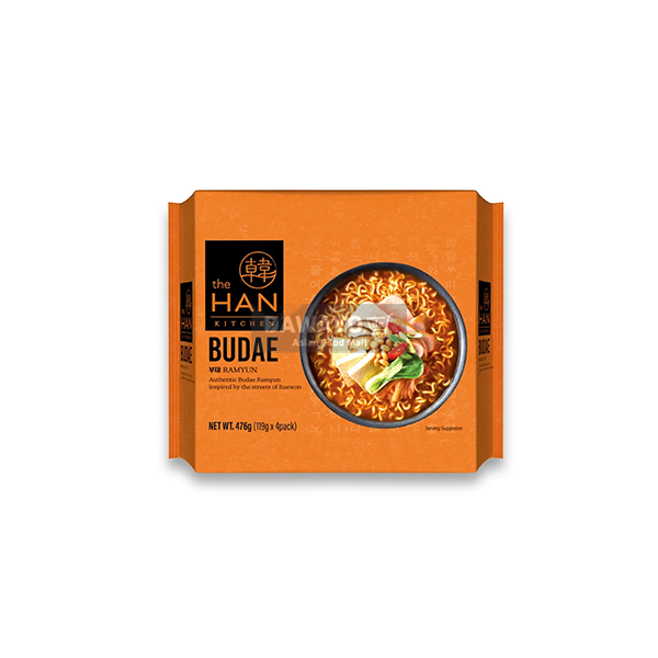 더 한 키친 부대찌개라면 119g * 4 멀티팩