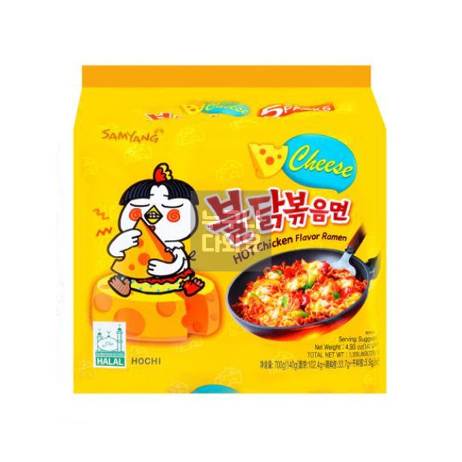 삼양 치즈 불닭볶음면 멀티 700g(140g*5)