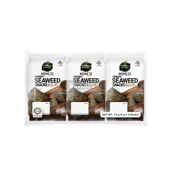 비비고 바삭바삭 김스낵 불고기맛 15g(5g*3)