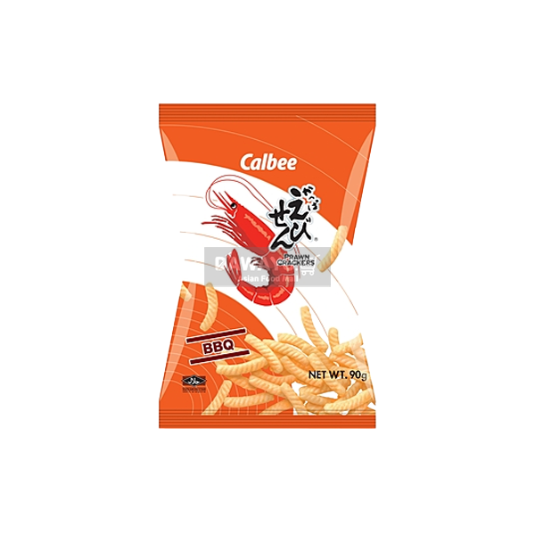 CALBEE Shrimp Cracker Barbecue-Geschmack 90g