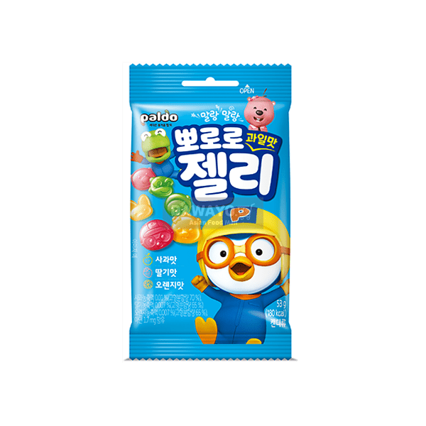 [내수용] 말랑말랑 뽀로로 젤리 과일맛 53g