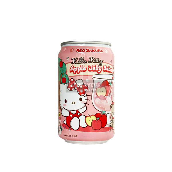 Hello Kitty Apple Jelly Boba 310ml (+Deposit)