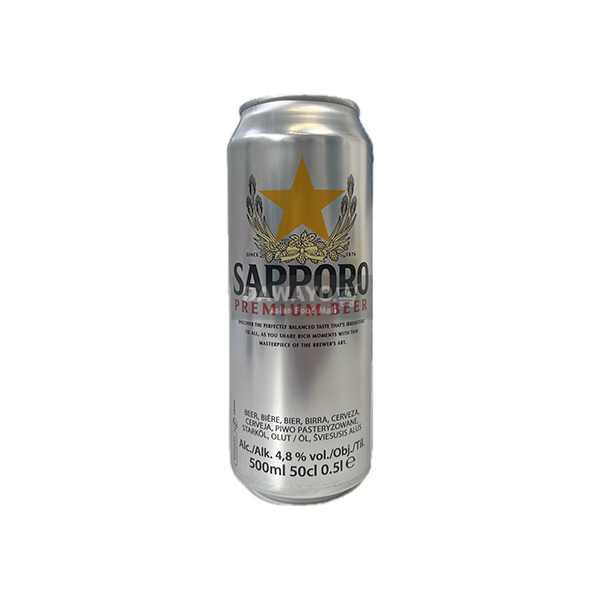 Sapporo Premium Bier 500ml ALC. 4,8% vol.