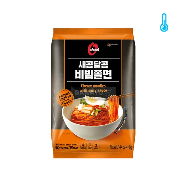 오푸드 새콤달콤한 비빔쫄면 410g (2인분)