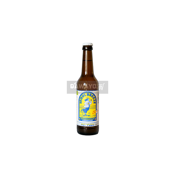 Seoul Breeze Yuja Pale Ale Alcohol-Free Beer 330ml
