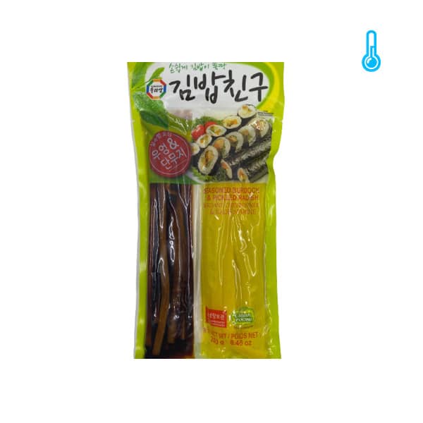 Surasang Kimbap-Freund Burdock & eingelegter Rettich 240g