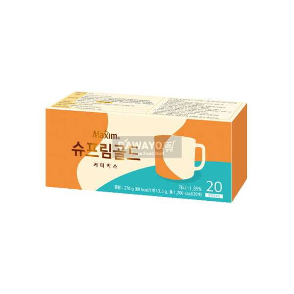 Maxim Supreme Gold Kaffeemischung, 20 Stück, 270g