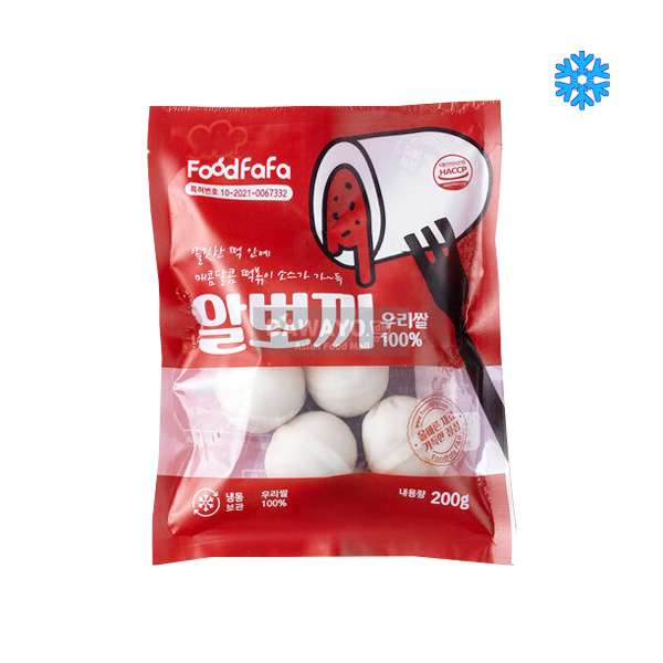 떡 안에 떡볶이 소스가? 이색 알 떡볶이 알뽀끼! 200g