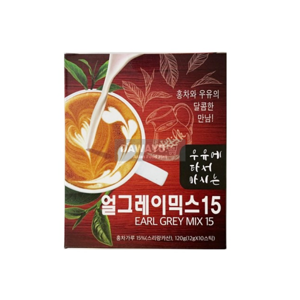 KOREA TEA Earl Grey Mix 15 Sticks 120g (12g*10)