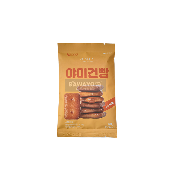 Yeosuyami Yummy Hardtack Pocket-sized Maple Flavor 40g