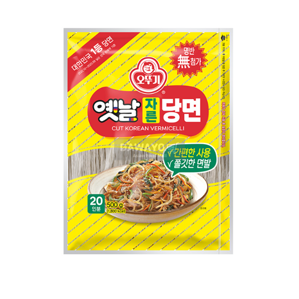 Ottogi Japchae-Nudeln geschnitten, 500 g