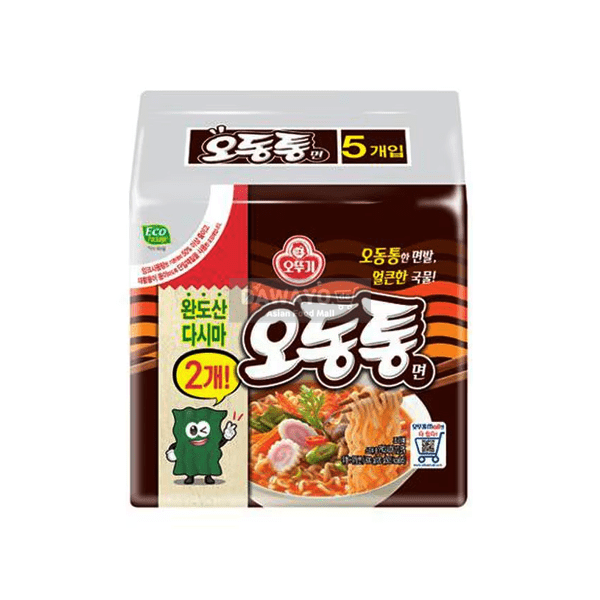[내수용] 오뚜기 다시마가 2개 들어있는 오동통면 멀티 (120g*5개입)