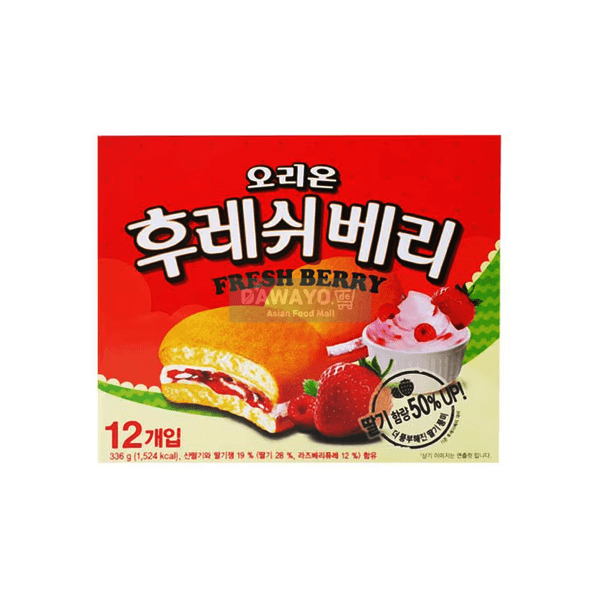 [내수용] 오리온 후레쉬베리 336g (28g*12)