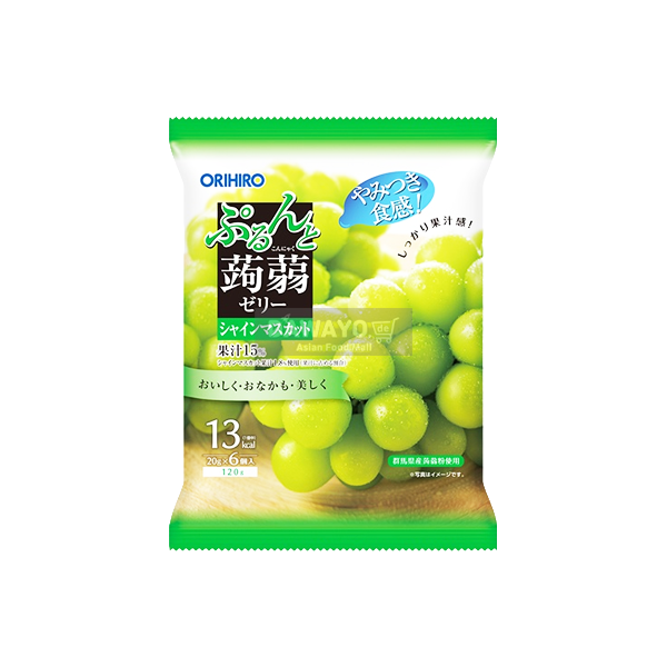 오리히로 건강에 좋은 곤약 젤리 마스카토 맛 120g