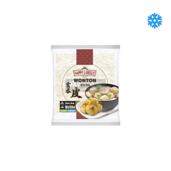 Happy Belly Wan-Tan-Teigblätter (9 cm Durchmesser) 300g