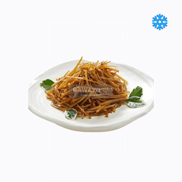#63 Dawayo Klettenwurzelstreifen in Sojasauce 200g