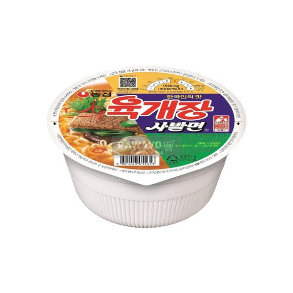 [내수용] 농심 육개장 사발면 86g