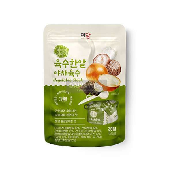 미담 육수한알 아채육수 90g (30개입)