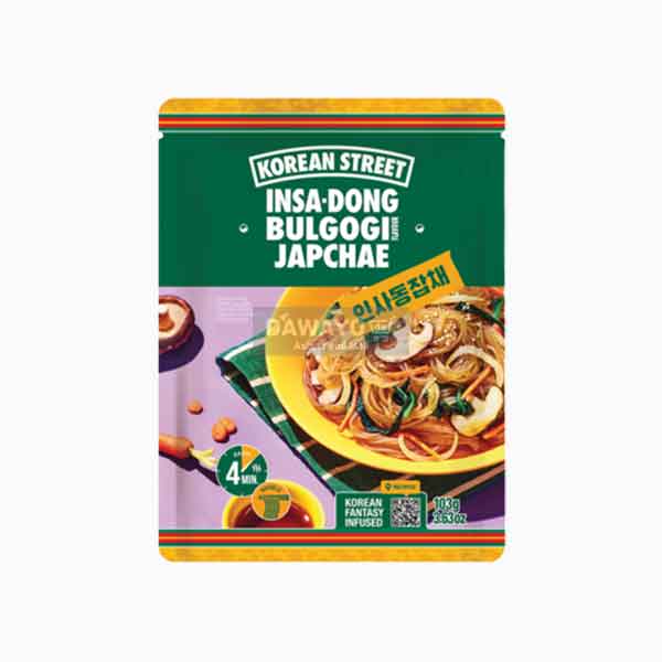 Korean Street Insadong Bulgogi & Japchae 103g (in 4 Minuten fertig)