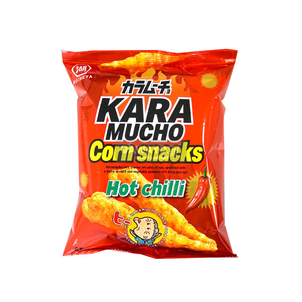 Koikeya Karamucho Corn Snack Hot Chili Flavor 65g