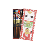 5er-Geschenkset japanischer Essstäbchen (zufällige Motive)