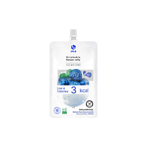 Jelly.B Konjac Jelly Blueberry Flavor 150g (Halal)