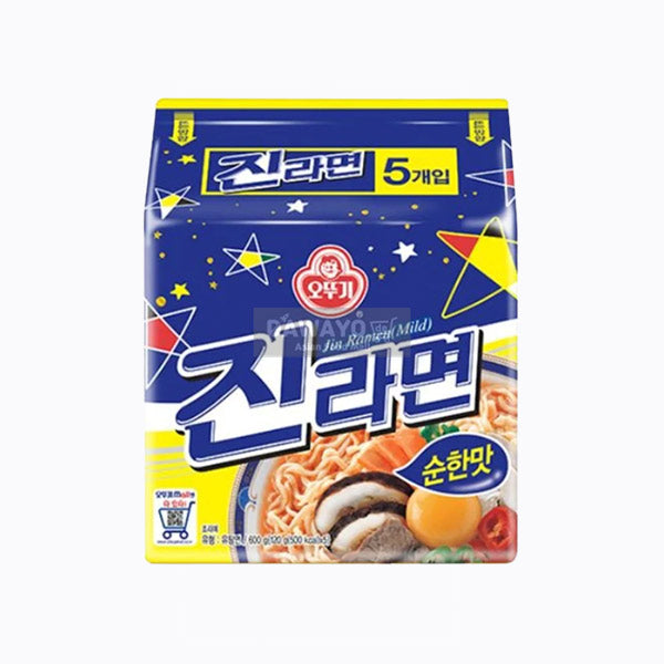 [내수용] 오뚜기 진라면 순한맛 멀티 600g(120g*5)